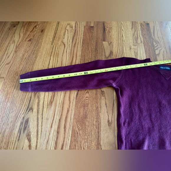 Polo Golf by Ralph Lauren Burgundy Crew Neck Sweater - Picture 6 of 7